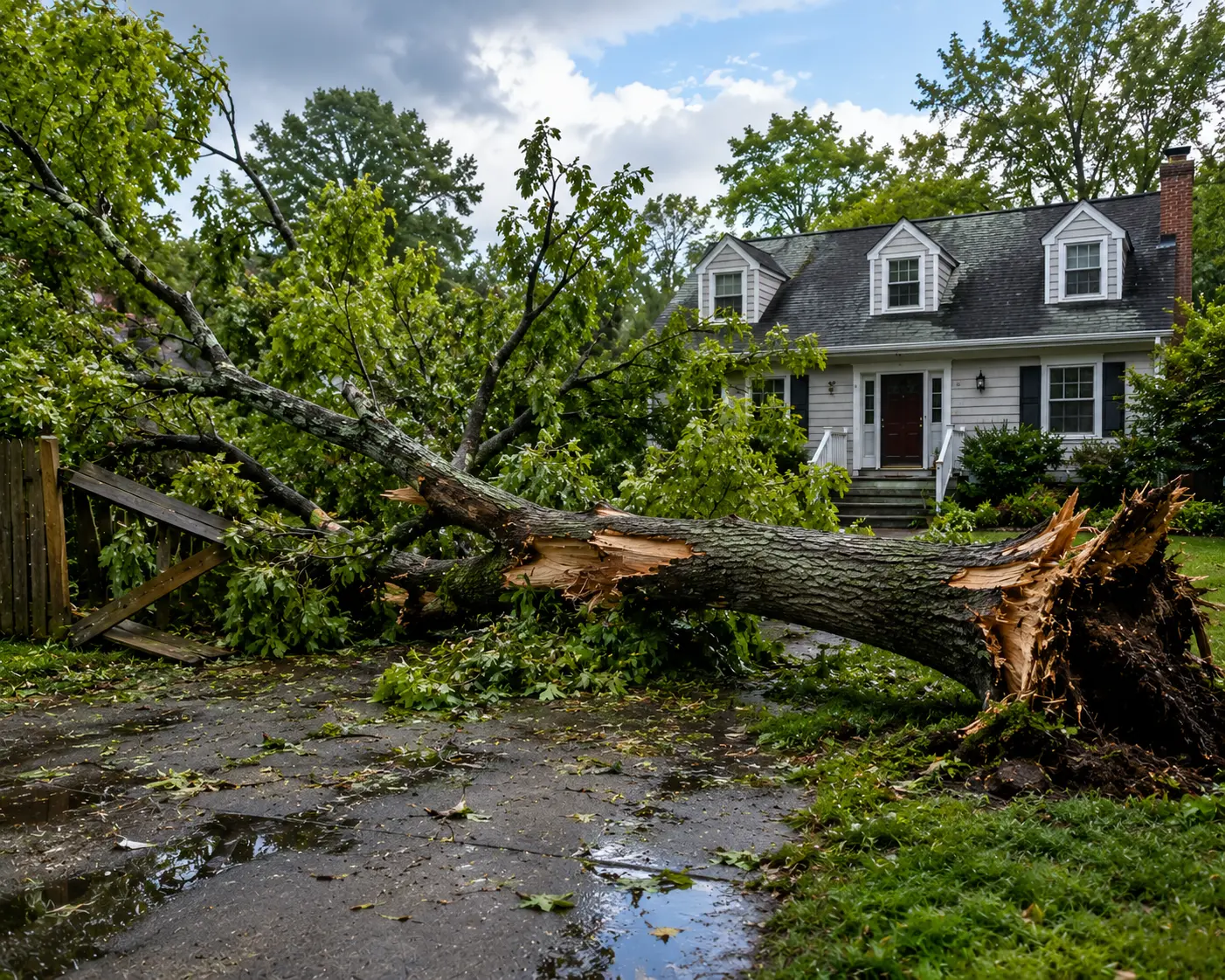 Emergency tree service